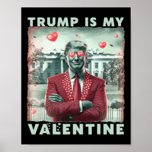 Retro Trump ist mein Valentinstag, Trump, Tag 2 Poster