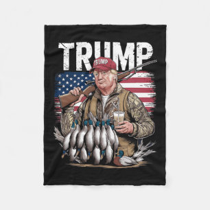 Retro Trump Jagd Duck Hallo Jagd Saison uns F Fleecedecke