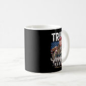 Retro Trump Jagd Duck Hallo Jagd Saison uns F Kaffeetasse (VorderseiteRechts)