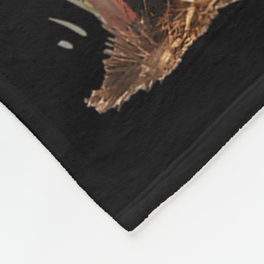 Retro Trump Jagd Hirsch Funny Drink Beer Hunti Fleecedecke (Ecke)