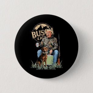 Retro Trump jagen Hirsch Funny Beer Drink Hunti Button
