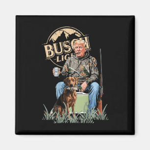 Retro Trump jagen Hirsch Funny Beer Drink Hunti Magnet