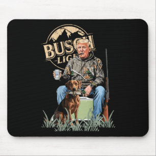 Retro Trump jagen Hirsch Funny Beer Drink Hunti Mousepad