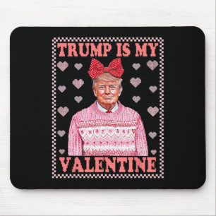 Retro Trump jagt Hirsch Tarndruck Lustig um den he Mousepad