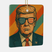 Retro Trump Keramikornament (Rechts)