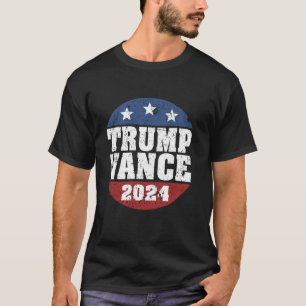 Retro Trump Vance 2024 für Präsident VP USA Electi T-Shirt