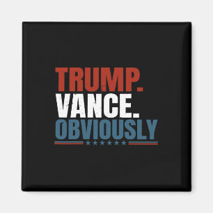 Retro Trump Vance Offensichtlich Donald Trump Wahl Magnet