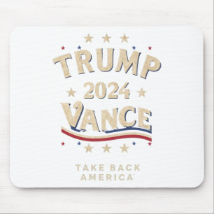 Retro Trump Vance Red Mousepad