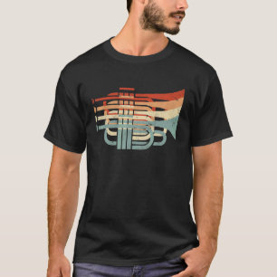 Retro Trumpet Jazz Music Trumpeter, Trompete-Playe T-Shirt
