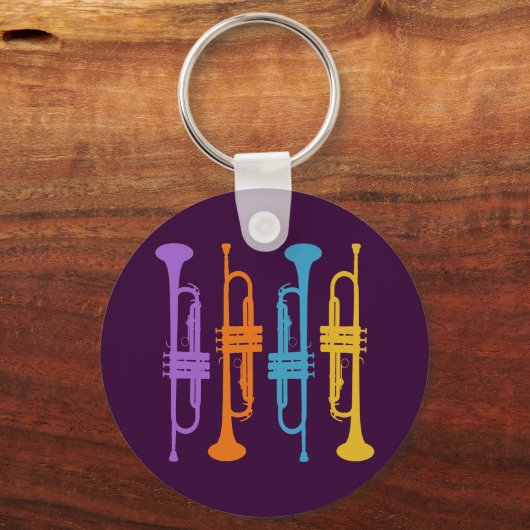 RETRO TRUMPETS SCHLÜSSELANHÄNGER (Vorderseite)