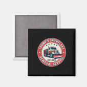 Retro Trumps Snowflake Removal Service Funny Trum Magnet (Vorderseite/Rückseite)