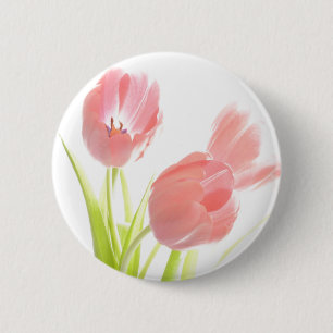 Retro Tulpe Blume Button Button Abzeichen