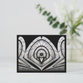 Retro Tunnel ~ Postkarte (Stehend Vorderseite)