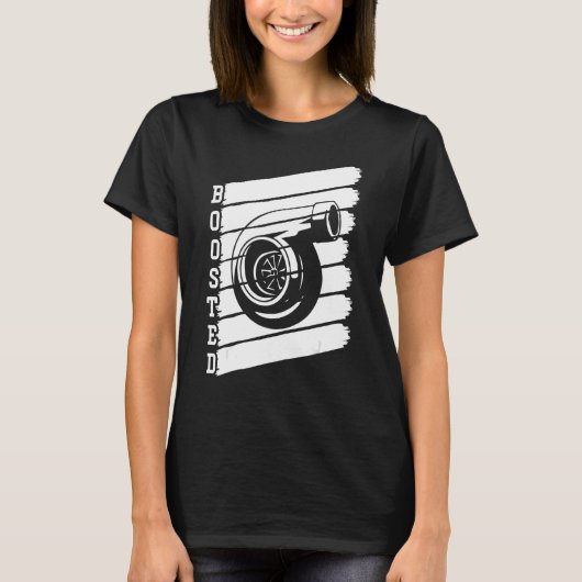 Retro-Turbo-Auto-Boost-Boosted-Turbolader-Tuner A T-Shirt (Vorderseite)