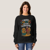 Retro Turkey Therapy  Sweatshirt (Vorne ganz)