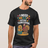 Retro Turkey Therapy  T-Shirt (Vorderseite)