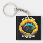 Retro Turkey Trot Schlüsselanhänger (Vorderseite)