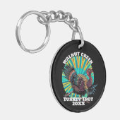 Retro Turkey Trot Schlüsselanhänger (Vorderseite links)