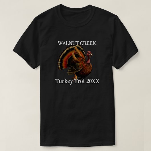 Retro Turkey Trot T-Shirt (Design vorne)