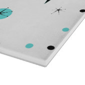 Retro Türkis-Diamant u. Schneidebrett (Ecke)