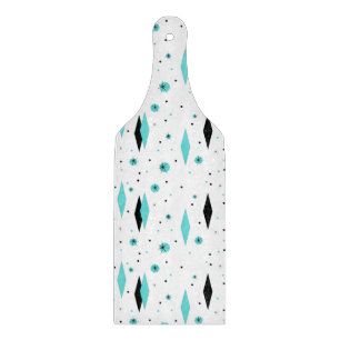 Retro Türkis-Diamant u. Schneidebrett