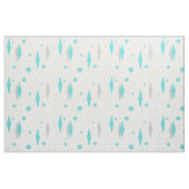 Retro Türkis-Diamant u. Stoff (Fat Quarter (45,7 x 55,9 cm))