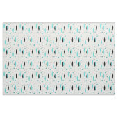 Retro Türkis-Diamant-und Sternexplosion-Gewebe Stoff (Fat Quarter (45,7 x 55,9 cm))