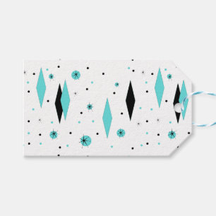 Retro Türkis-Diamanten u. Geschenkanhänger