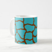 Retro Türkis Kaffeetasse (Vorderseite Links)