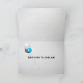 Retro-Türkis Karte (Innenseite)