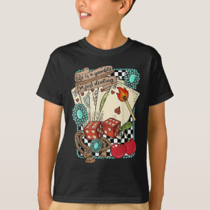 Retro Türkis Western Wilder Westen Cowboy Cowgirl T-Shirt