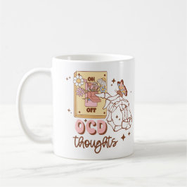 Retro “Turning Off OCD” Mental Health Awareness Kaffeetasse
