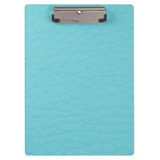 Retro-Turquoise Aquamarine Leder Custom Klemmbrett