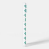 Retro Turquoise Blume Mitte Jahrhundert Moderne Case-Mate iPhone Hülle (Rückseite / Rechts)