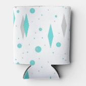 Retro Turquoise Diamond & Sternexplosion kann kühl Dosenkühler (Vorderseite)