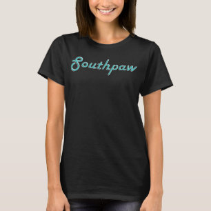 Retro Turquoise Southpaw T - Shirt