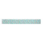 Retro Turquoise Sternexplosionen Satin Ribbon Satinband (Vorderseite)