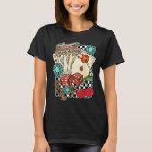Retro Turquoise Western Wild West Cowboy Cowgirl T-Shirt (Vorderseite)