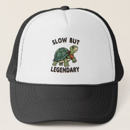 Retro Turtle Chill Legend Trucker Hat Truckerkappe