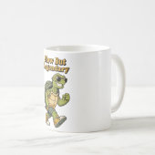 Retro Turtle Legendary Calm White Mug Kaffeetasse (VorderseiteRechts)