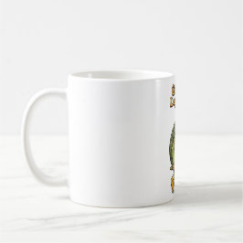 Retro Turtle Legendary Calm White Mug Kaffeetasse