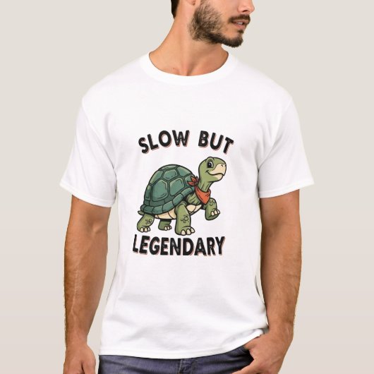 Retro Turtle Legendary Pace Men’s Graphic T-Shirt (Vorderseite)