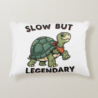 Retro Turtle Slow Legend Rectangular Pillow Dekokissen
