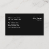 Retro-TV-Bildschirm-Werbekarte Visitenkarte (Rückseite)