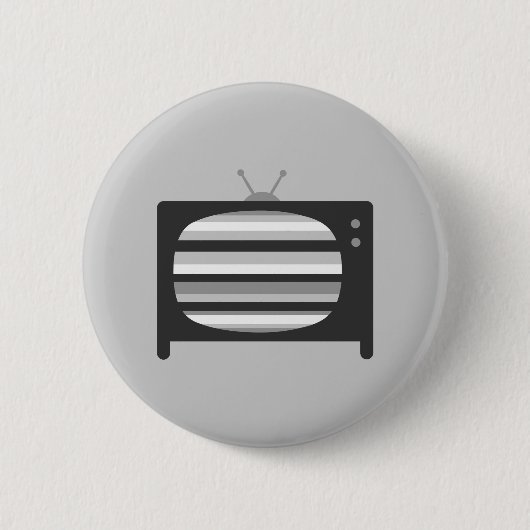 Retro-TV Button (Vorderseite)