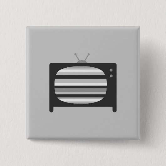 Retro-TV Button (Vorderseite)