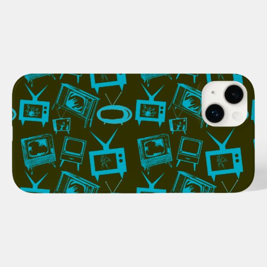 Retro-TV Case-Mate iPhone Hülle (Rückseite (Horizontal))