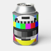 Retro TV ohne Signalanzeige. Dosenkühler (Kanne Rückseite)