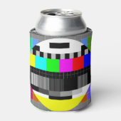 Retro TV ohne Signalanzeige. Dosenkühler (Kanne Vorderseite)