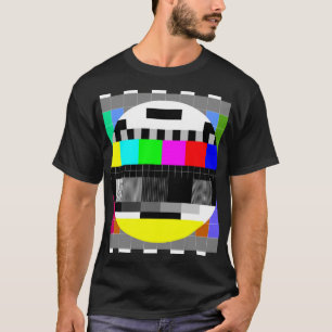Retro TV ohne Signalanzeige. T-Shirt